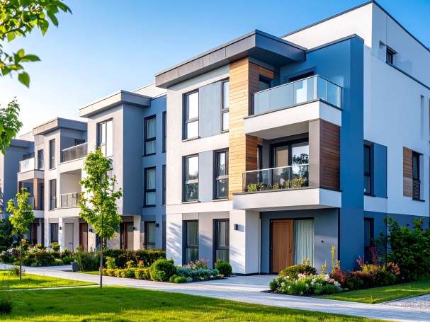Firefly_apartments outside from far 417583